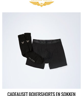PME LEGEND Boxer SHORT AND SOCKS X-MAS PACK PME LEGEND BLACK