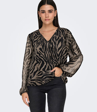 JDY Blouse CODY V-NECK JDY BLACK WALNUT