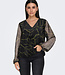 JDY Blouse CODY V-NECK JDY BLACK GRAPHIC