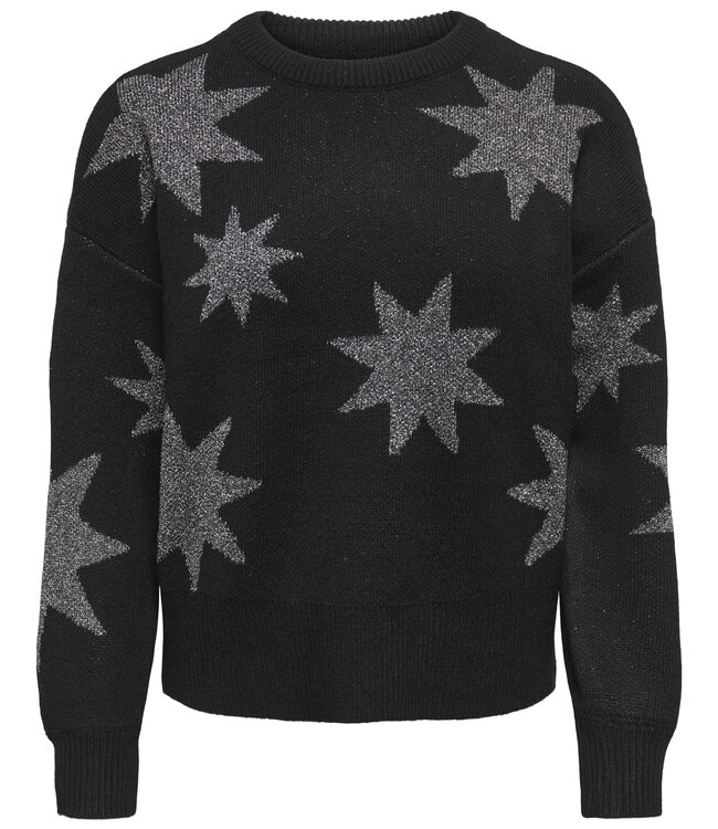 ONLY Pull ROSIE ONLY  GLITTER STER BLACK