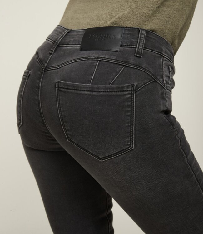 TOXIK3 Broek TOXIK3 PUSH UP L21164-15 GREY DENIM