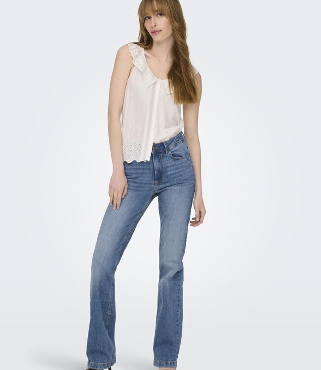 JDY Broek jeans  FLORA Flared JDY MEDIUM BLUE