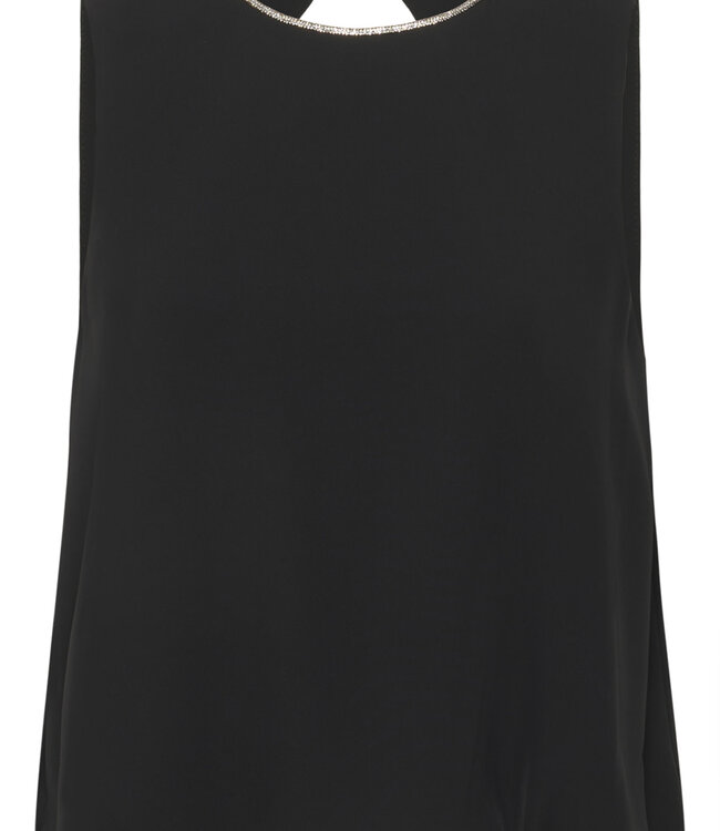 KAFFE Top OLGA GLITTER KAFFE BLACK DEEP 100121