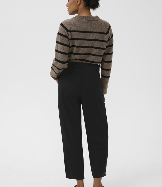 KAFFE Broek MERLE CROPPED KAFFE BLACK DEEP 100121