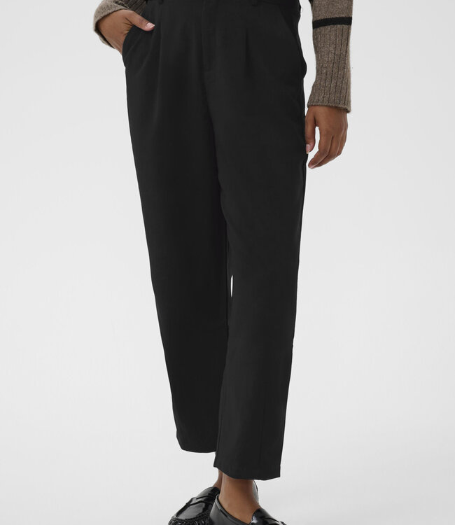 KAFFE Broek MERLE CROPPED KAFFE BLACK DEEP 100121