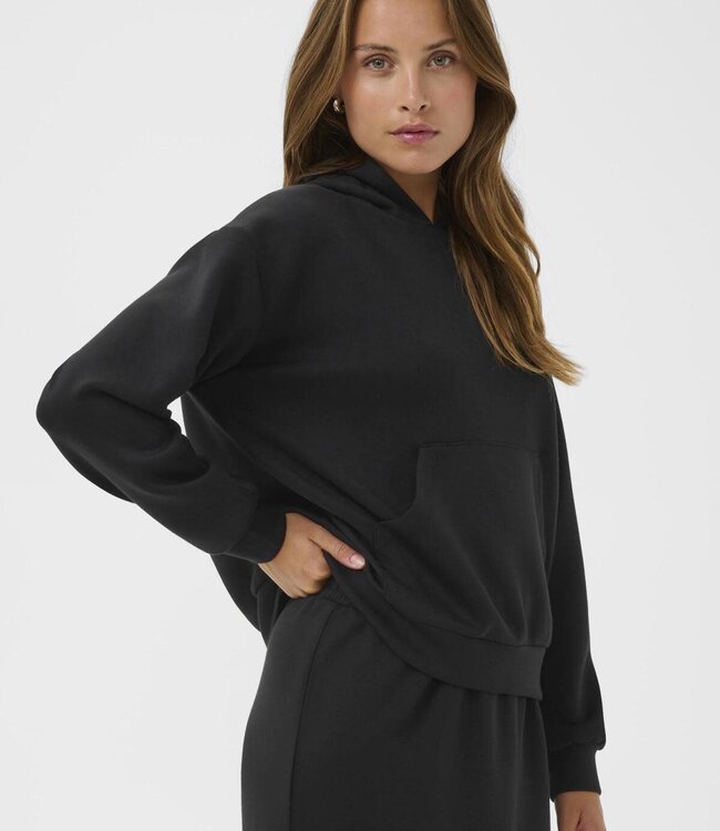 KAFFE Hoodie JOGGING ANNIKA KAFFE BLACK DEEP 100121
