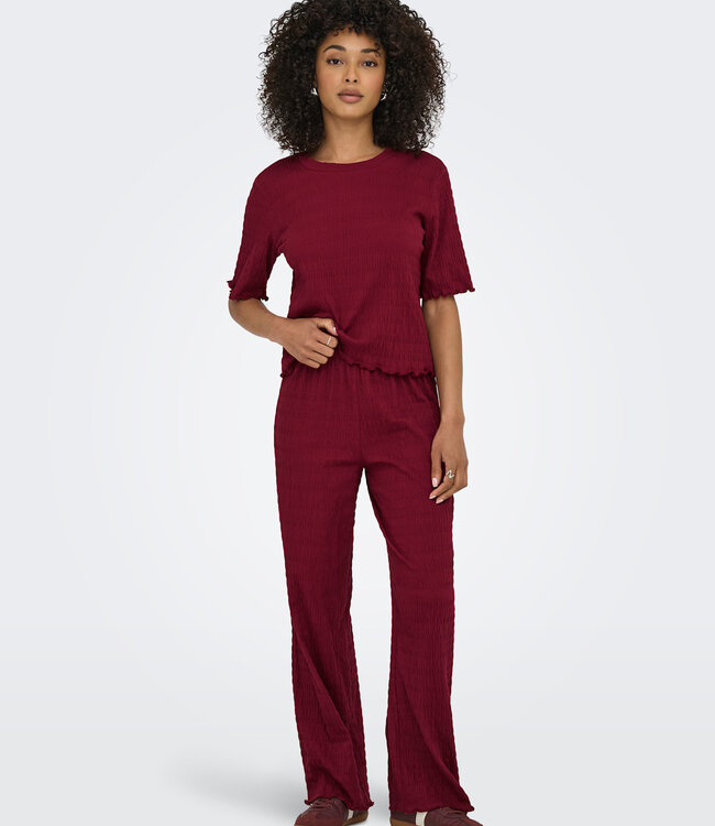 ONLY Broek GAILA ONLY RUBY WINE