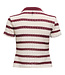 ONLY T-Shirt POLO HALIA ONLY RUBY / WHITE