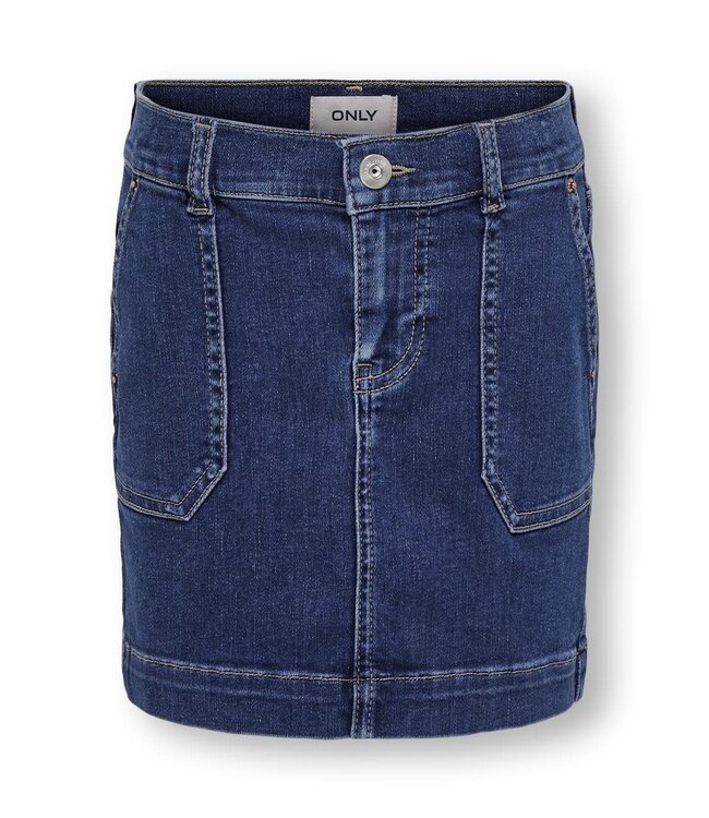 ONLY KIDS MEISJES Rok SHIVA CARGO Only Kids Girls MEDIUM BLUE DENIM