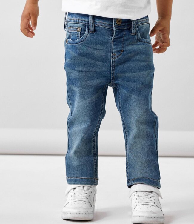NAME-IT Broek Jeans SILAS SLIM 1999 Name-It Boys (NOOS) DARK BLUE DENIM