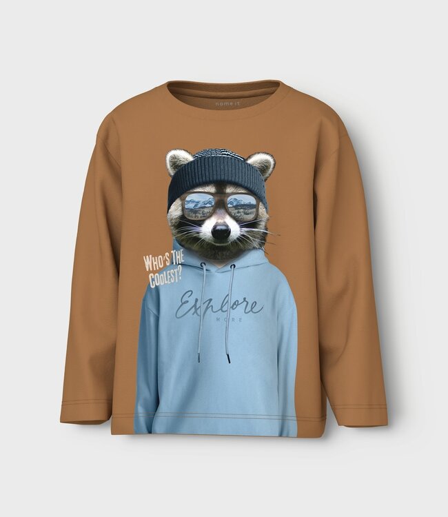 NAME-IT T-Shirt OBINNA NAME IT BOYS ALMOND