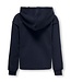ONLY KIDS MEISJES Hoodie WENDY GLITTER LOGO Only Kids Girls NIGHT SKY SILVER GLITTER