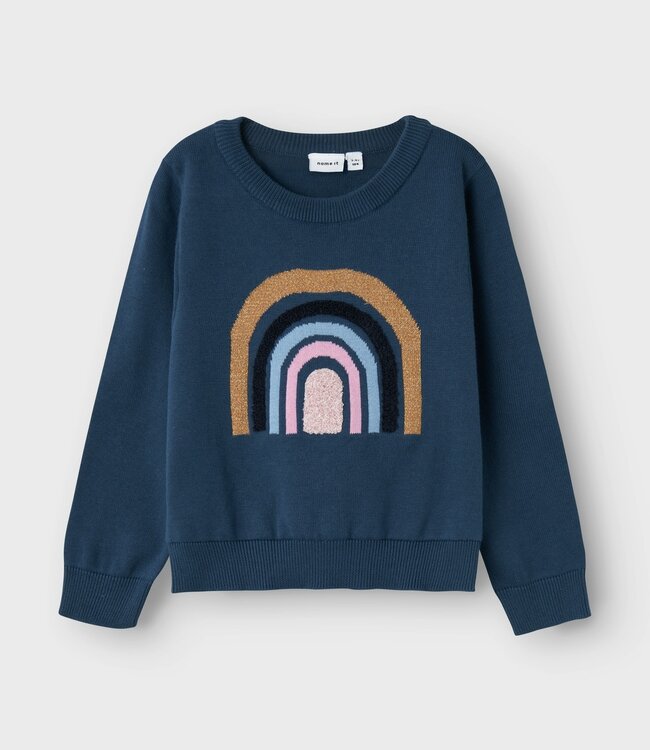 NAME-IT Pull KIBOW Name-It-Girls DARK DENIM