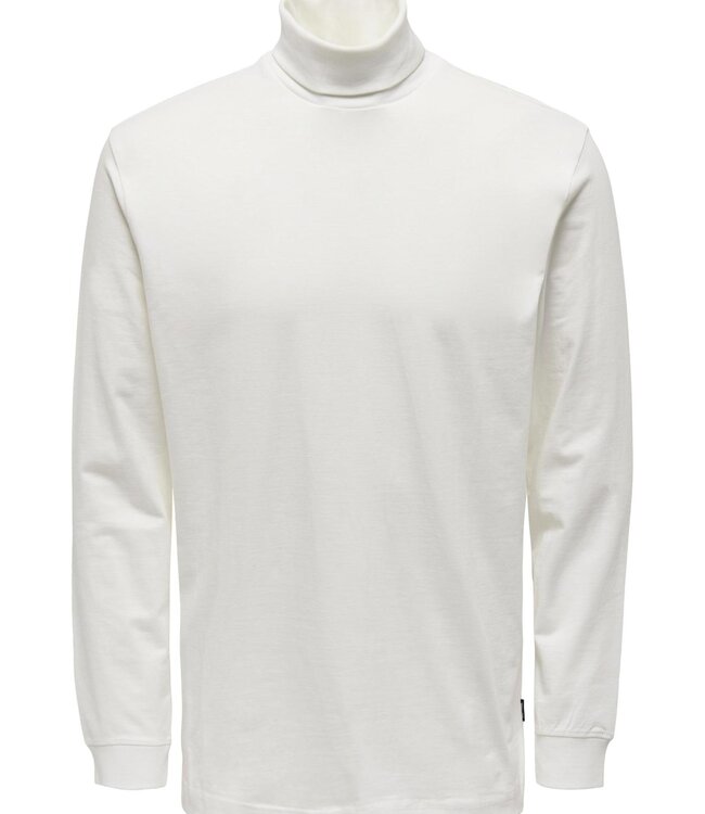 ONLY & SONS Pull THOR ROLL NECK  Only & Sons CLOUD DANCER