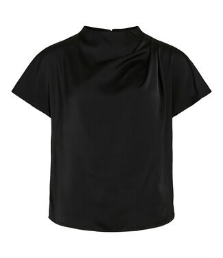 VILA Blouse ELMINA FUNNEL VILA BLACK BEAUTY