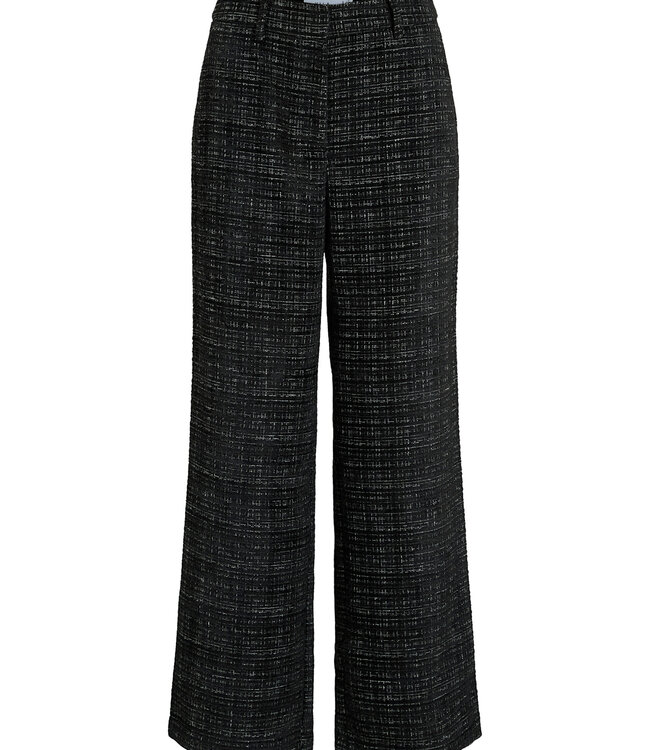 VILA Broek TULIRA WIDE VILA BLACK BEAUTY