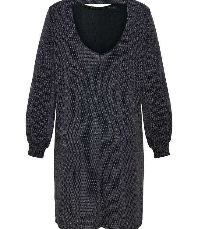 ONLY CARMAKOMA Kleed CAROL GLITTER ONLY CARMAKOMA BLACK SILVER