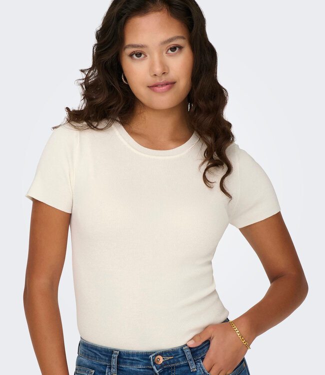 JDY T-Shirt CIRKELINE JDY CLOUD DANCER