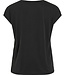 VILA T-Shirt MODALA V-NECK VILA BLACK