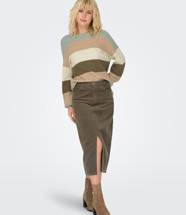 ONLY Rok MOXIE CORD ONLY COFFEE QUARTZ