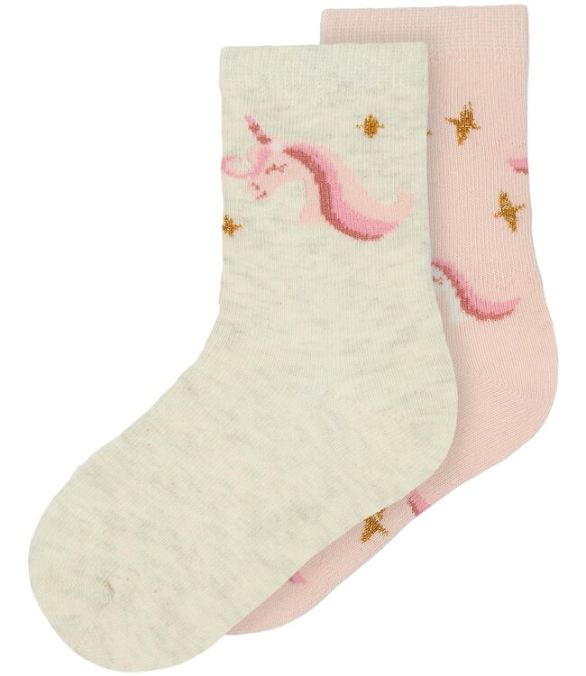 NAME-IT Sokken NORA 2P Name-It Girls PEYOTE MELANGE