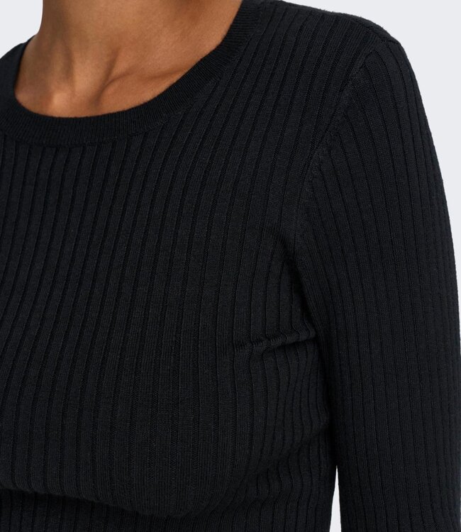 ONLY Pull KAROL O-neck Only Dames (NOOS) BLACK