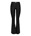 ONLY Broek BLUSH FLARED LEATHER Only Dames (NOOS) BLACK