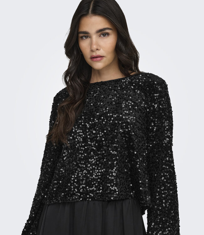JDY Blouse SARA GLITTER JDY BLACK