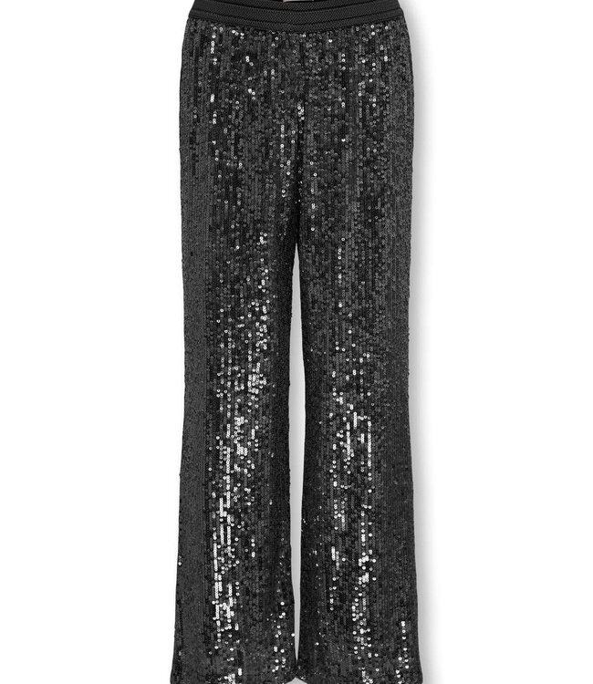 ONLY KIDS MEISJES Broek FRANSA GLITTER ONLY KIDS BLACK