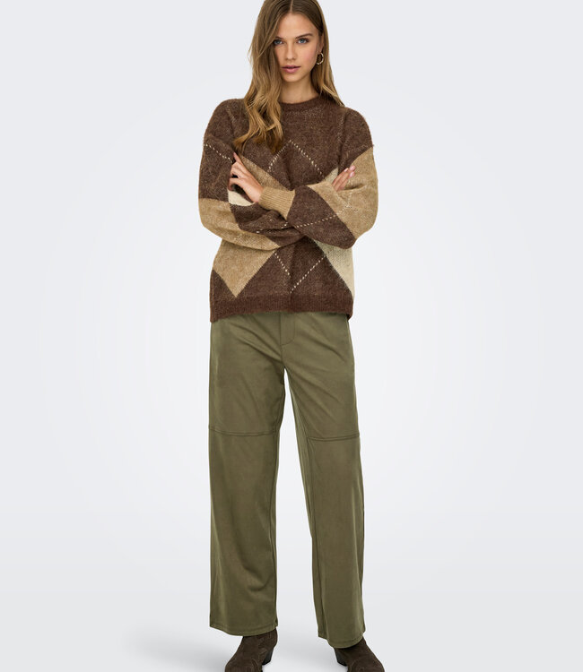 ONLY Pull NOEMIE JAQUARD ONLY  CHESTNUT