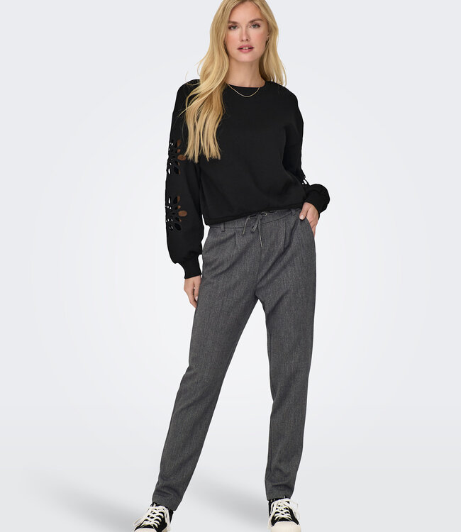 ONLY Broek POPTRASH ELISE ONLY DARK GREY