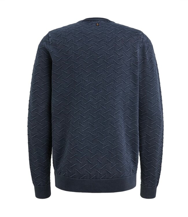 PME LEGEND Pull R-NECK GARMENT DYE PME LEGEND CARBON