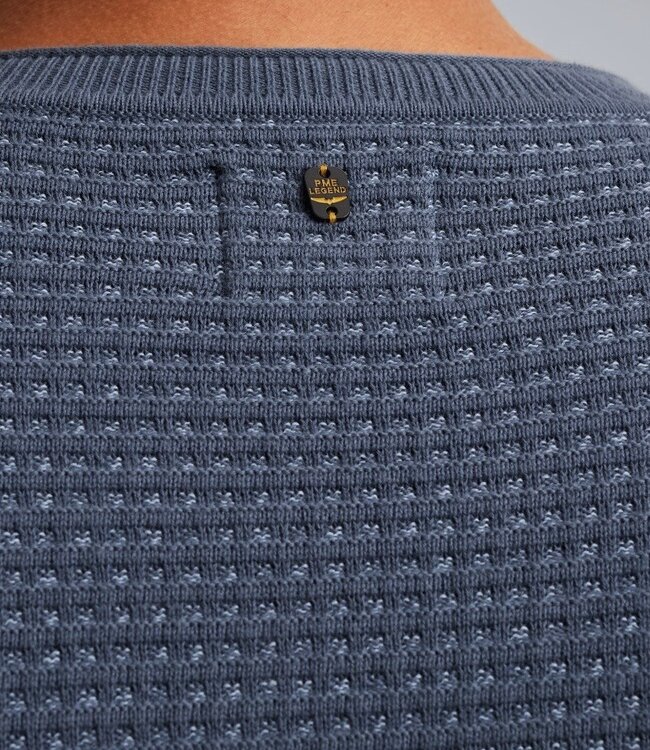 PME LEGEND Pull R-NECK COTTON MOULINE PME LEGEND VINTAGE INDIGO