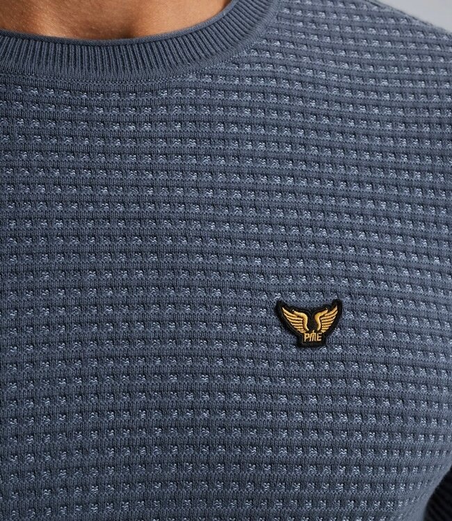PME LEGEND Pull R-NECK COTTON MOULINE PME LEGEND VINTAGE INDIGO