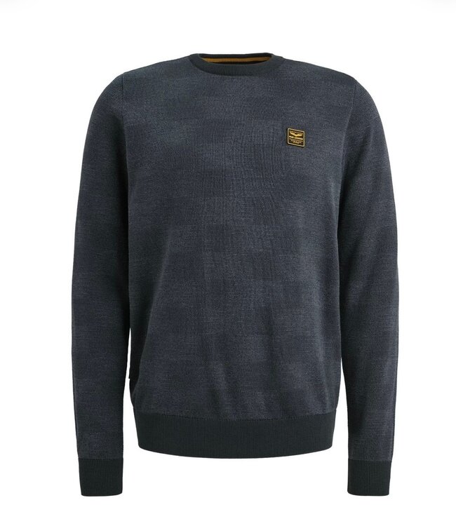 PME LEGEND Pull R-NECK FANCY STRUCTURE PME LEGEND VINTAGE INDIGO