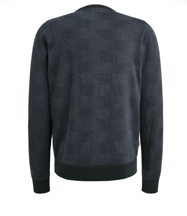 PME LEGEND Pull R-NECK FANCY STRUCTURE PME LEGEND VINTAGE INDIGO