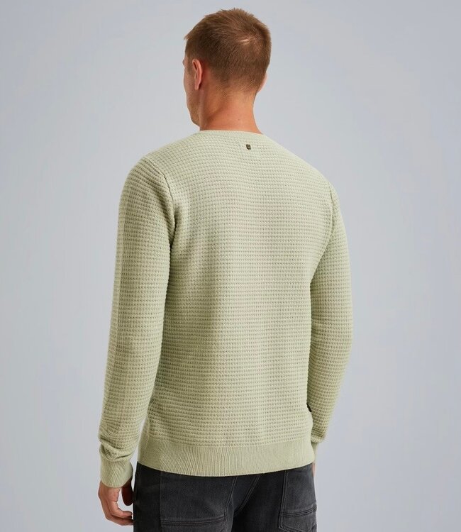 PME LEGEND Pull R-NECK COTTON MOULINE PME LEGEND DESERT SAGE