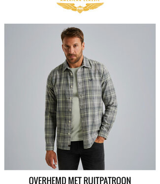 PME LEGEND Hemd BRUSHED YD TWILL CHECK PME LEGEND FOUR LEAF CLOVER