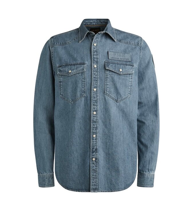 PME LEGEND Hemd JEANS INDIGO DENIM PME LEGEND DENIM BLUE