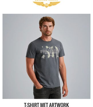 PME LEGEND T-Shirt SINGLE JERSEY PME LEGEND VINTAGE INDIGO