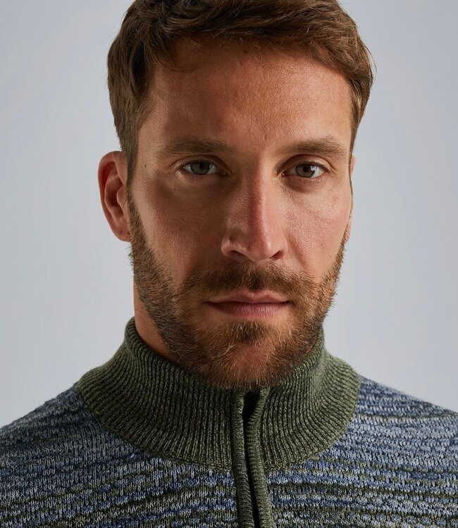 PME LEGEND Pull HALF ZIP COLLAR COLORMIX PME LEGEND VINTAGE INDIGO