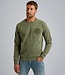 PME LEGEND Pull CREWNECK PEACH FLEECE PME LEGEND FOUR LEAF CLOVER
