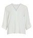 VILA Blouse JOSA V-NECK VILA SNOW WHITE