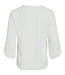 VILA Blouse JOSA V-NECK VILA SNOW WHITE