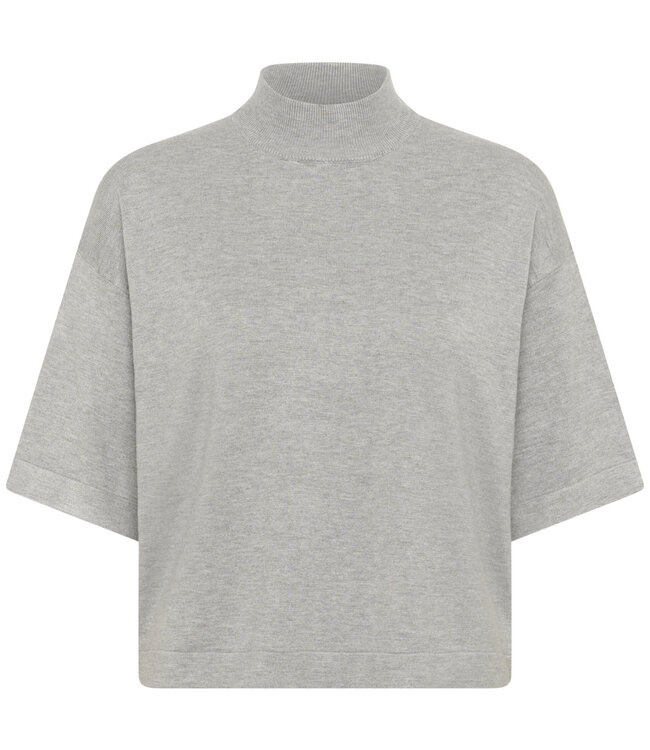 KAFFE Pull LIZZA TURTLENECK KAFFE LIGHT GREY 100126