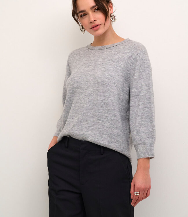 KAFFE Pull MERIDITH KAFFE GREY MELANGE