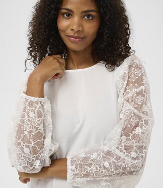 KAFFE Blouse SANDRA KAFFEE CHALK 110602