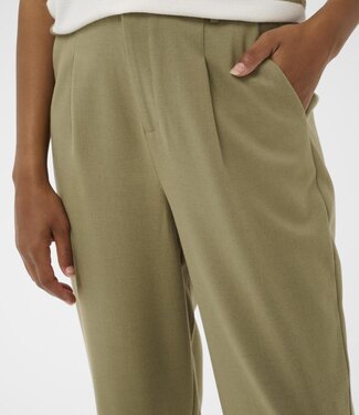 KAFFE Broek MERLE CROPPED KAFFE DUSKY GREEN 170517