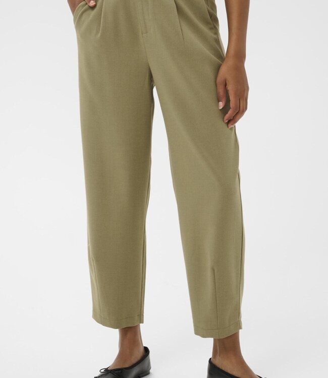 KAFFE Broek MERLE CROPPED KAFFE DUSKY GREEN 170517