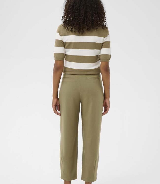 KAFFE Broek MERLE CROPPED KAFFE DUSKY GREEN 170517